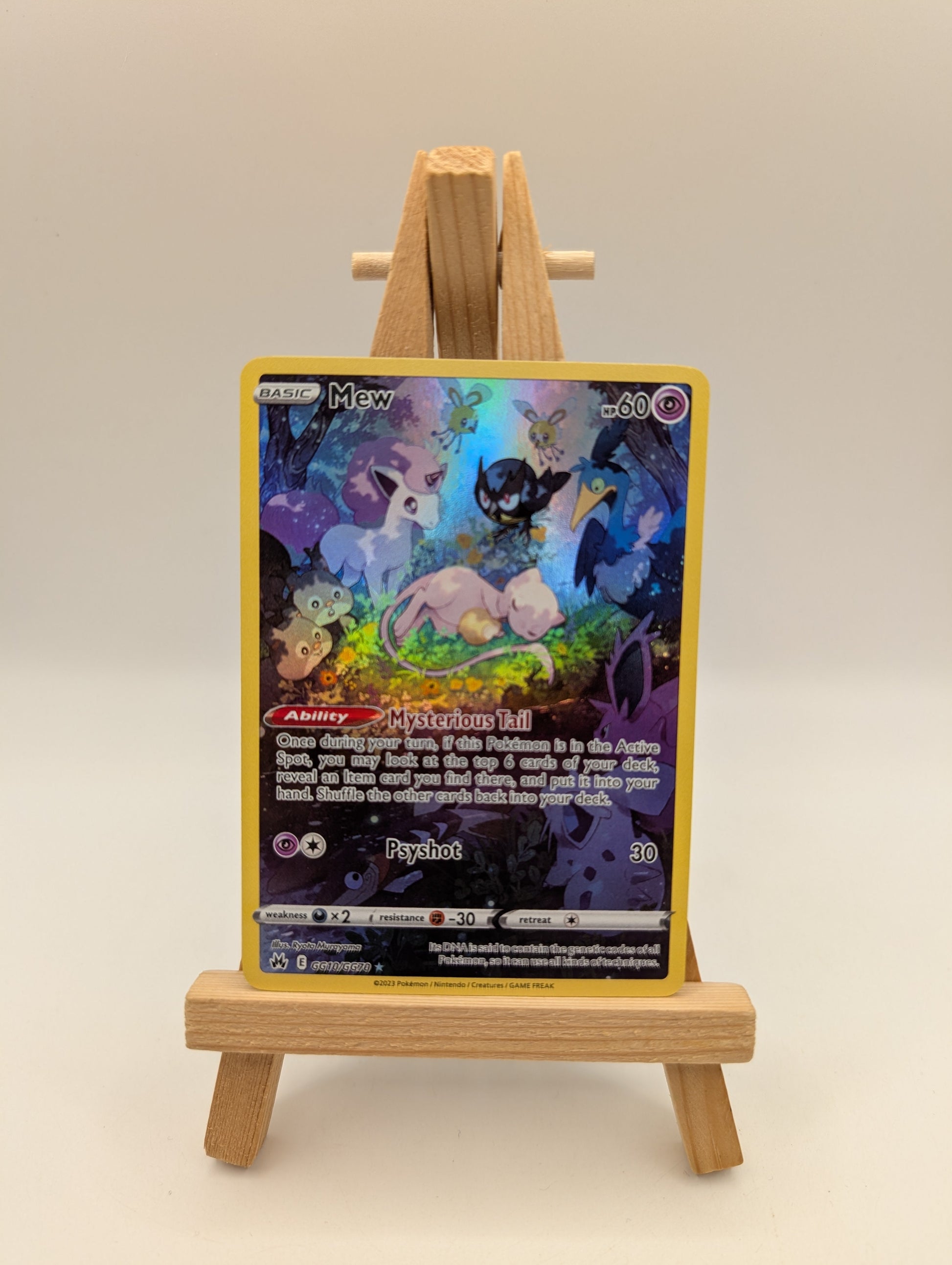 Pokémon TCG Mew Crown Zenith: Galarian Gallery Gg10/Gg70 Holo Rare (2) FRENLY BRICKS - Open 7 Days