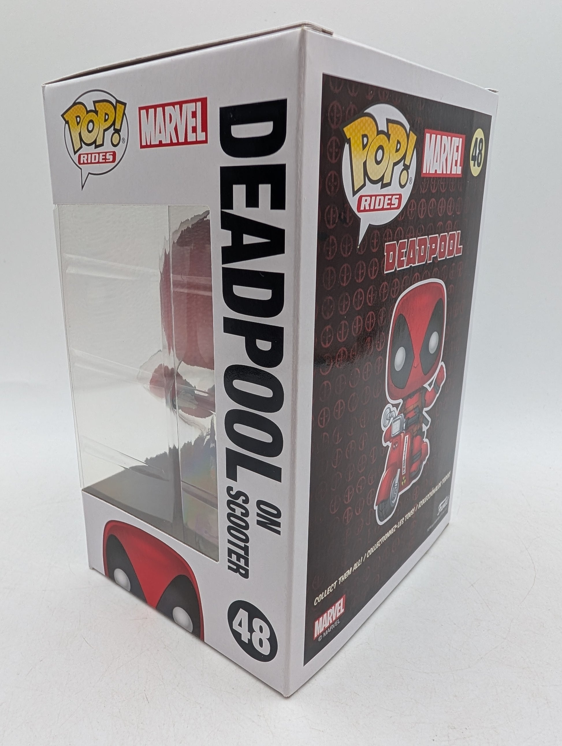 Funko POP! RIDES Marvel Deadpool on Scooter #48 Vinyl Figure image 4