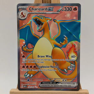 Pokémon TCG Charizard ex Scarlet & Violet-151 183/165 Holo Ultra Rare FRENLY BRICKS - Open 7 Days