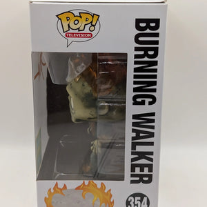 Funko Pop The Walking Dead - Burning Walker #354 Signed COA Greg Nicotero FRENLY BRICKS - Open 7 Days