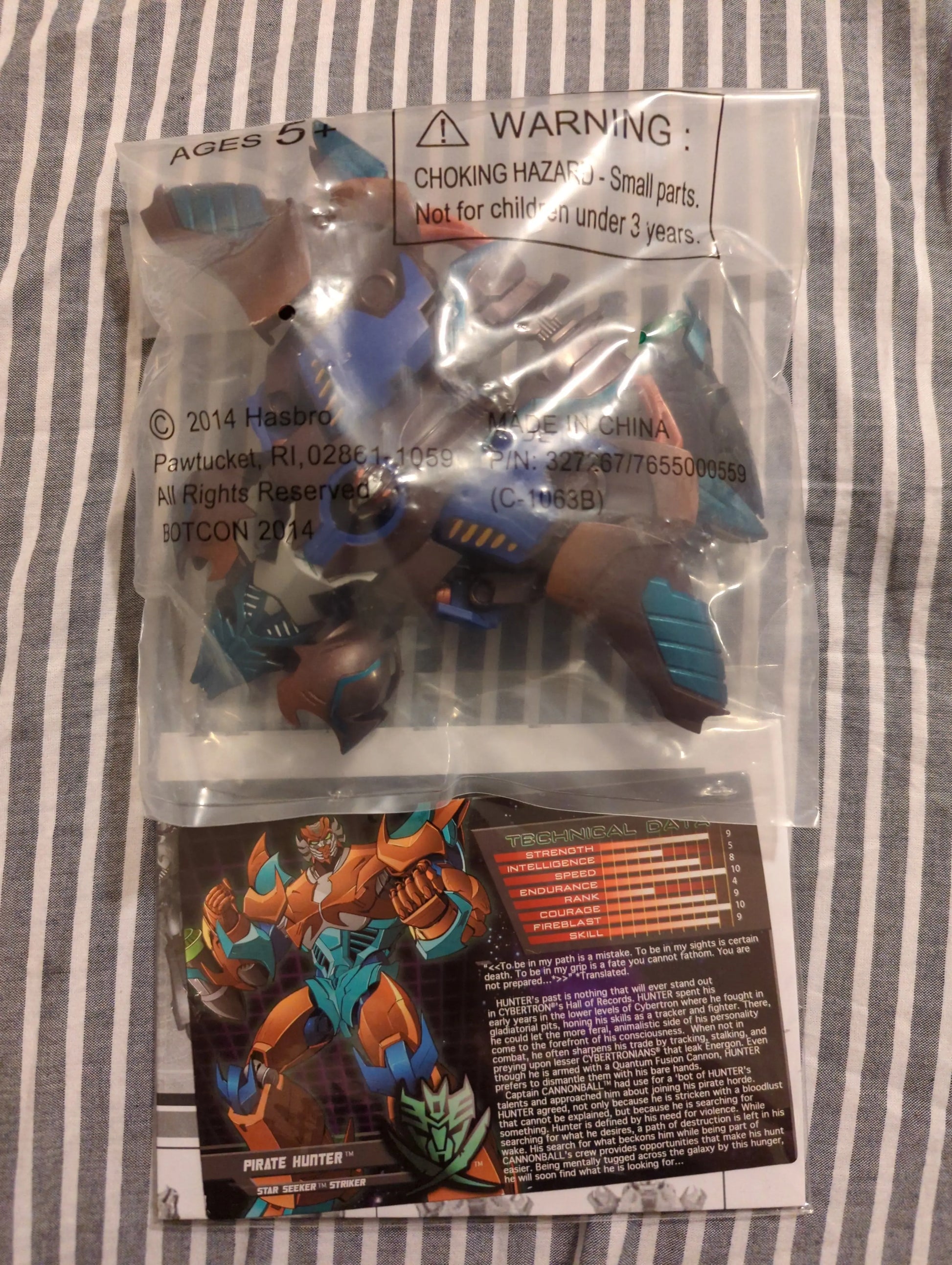 Transformers Botcon 2014 Pirate Hunter Attendee Exclusive Shokaract NEW FRENLY BRICKS - Open 7 Days