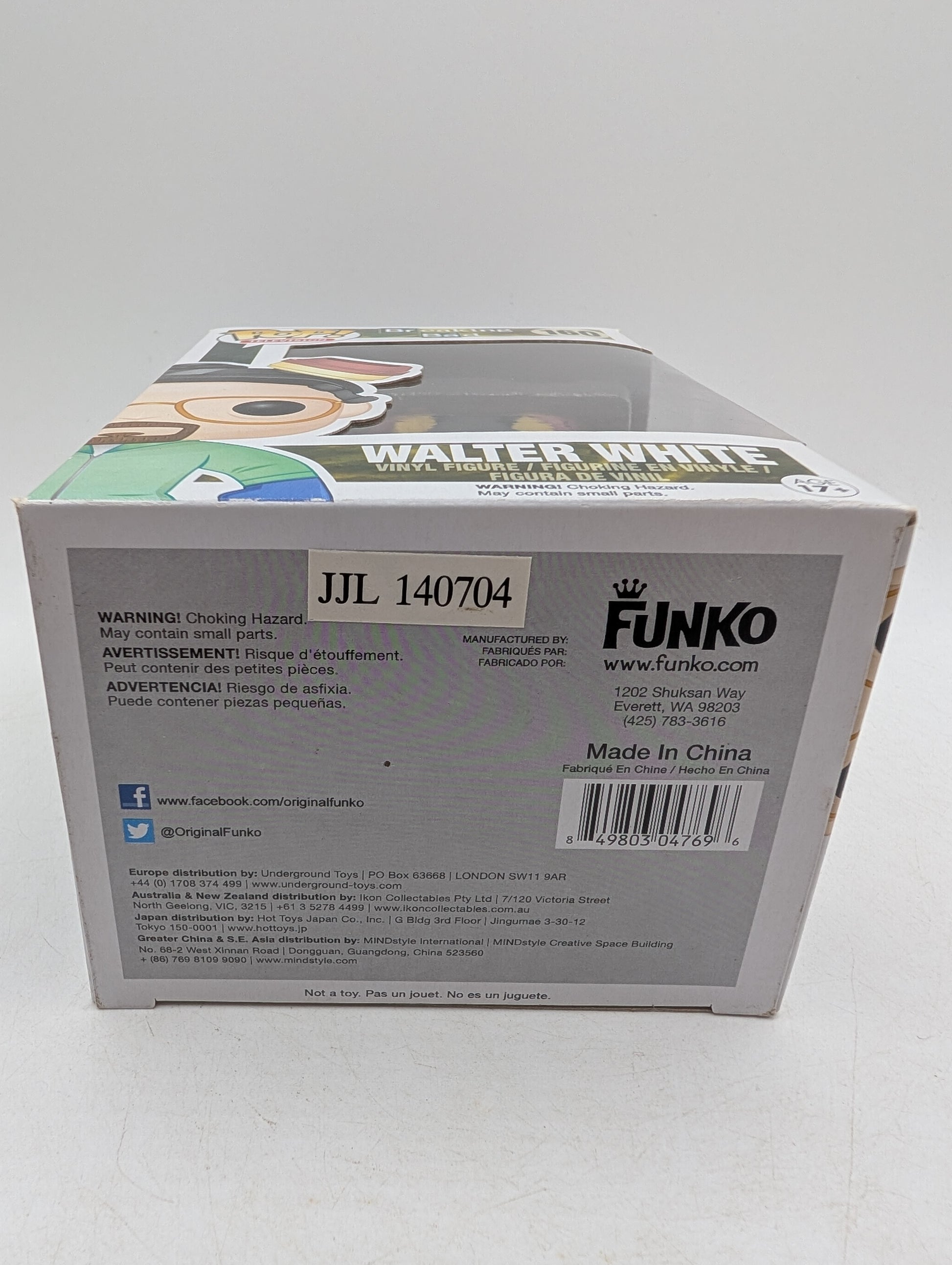 FUNKO Pop! Breaking Bad Walter White in Green Hazmat Suit #160 image 10