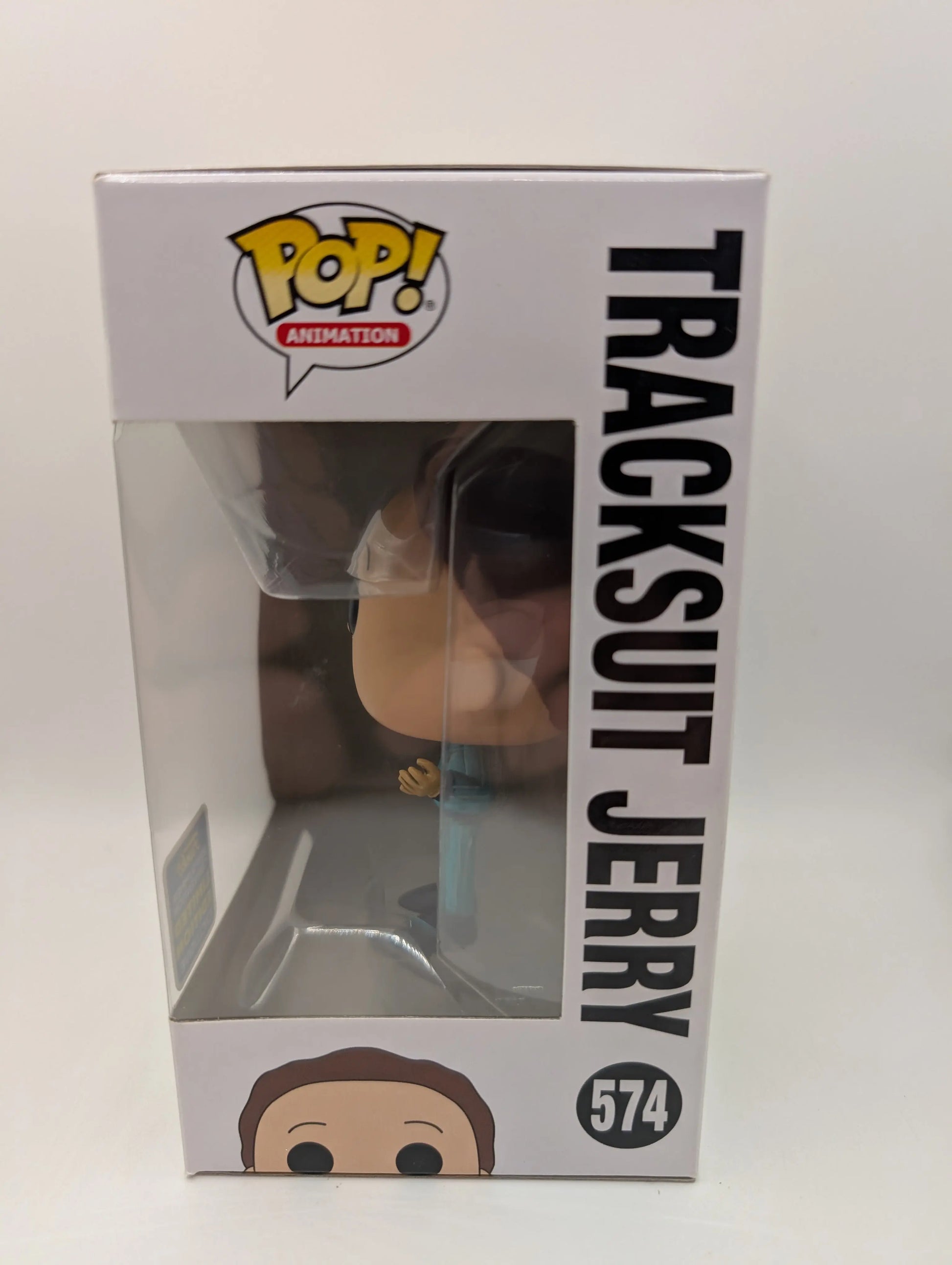 Funko Pop! Tracksuit Jerry #574 Rick and Morty 2019 SDCC Exclusive Vaulted FRENLY BRICKS - Open 7 Days