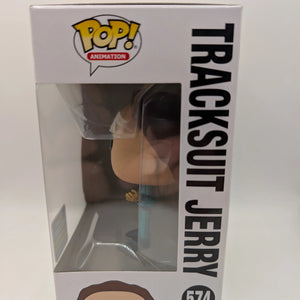 Funko Pop! Tracksuit Jerry #574 Rick and Morty 2019 SDCC Exclusive Vaulted FRENLY BRICKS - Open 7 Days