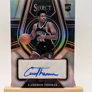 2021-22 CAMERON THOMAS /249 AUTO PANINI SELECT SILVER ROOKIE RC AUTOGRAPHS FRENLY BRICKS - Open 7 Days