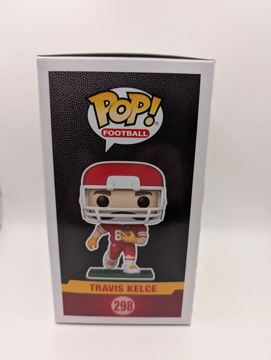 TRAVIS KELCE Funko Pop! NFL Vinyl Figure #298 Kansas City Chiefs FRENLY BRICKS - Open 7 Days