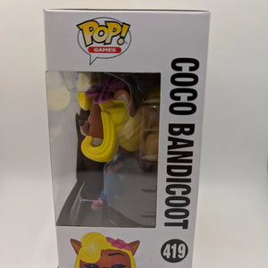 Coco Bandicoot Funko Pop Vinyl Figure Crash Bandicoot #419 FRENLY BRICKS - Open 7 Days