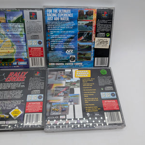 PS1 PlayStation 4x Game Lot Bundle Untested Racing Boating Games Used FRENLY BRICKS - Open 7 Days