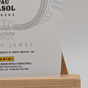 Pau Gasol 2022-23 Panini Crown Royale Jewel Signatures Auto /49 Lakers FRENLY BRICKS - Open 7 Days