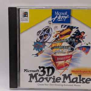 Microsoft 3D Movie Maker – PC – Windows 95 – World English Edition – Vintage FRENLY BRICKS - Open 7 Days