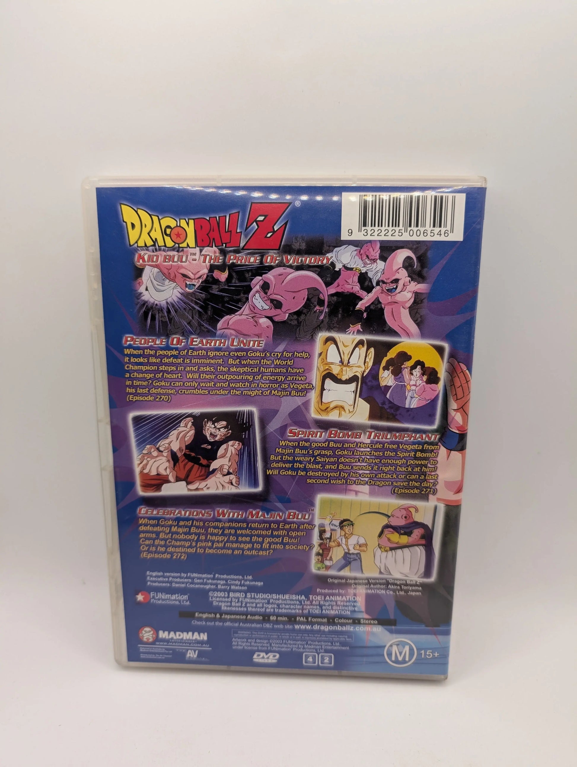 Dragon Ball Z Kid Buu The Price of Victory DVD Uncut Part 16 FRENLY BRICKS - Open 7 Days