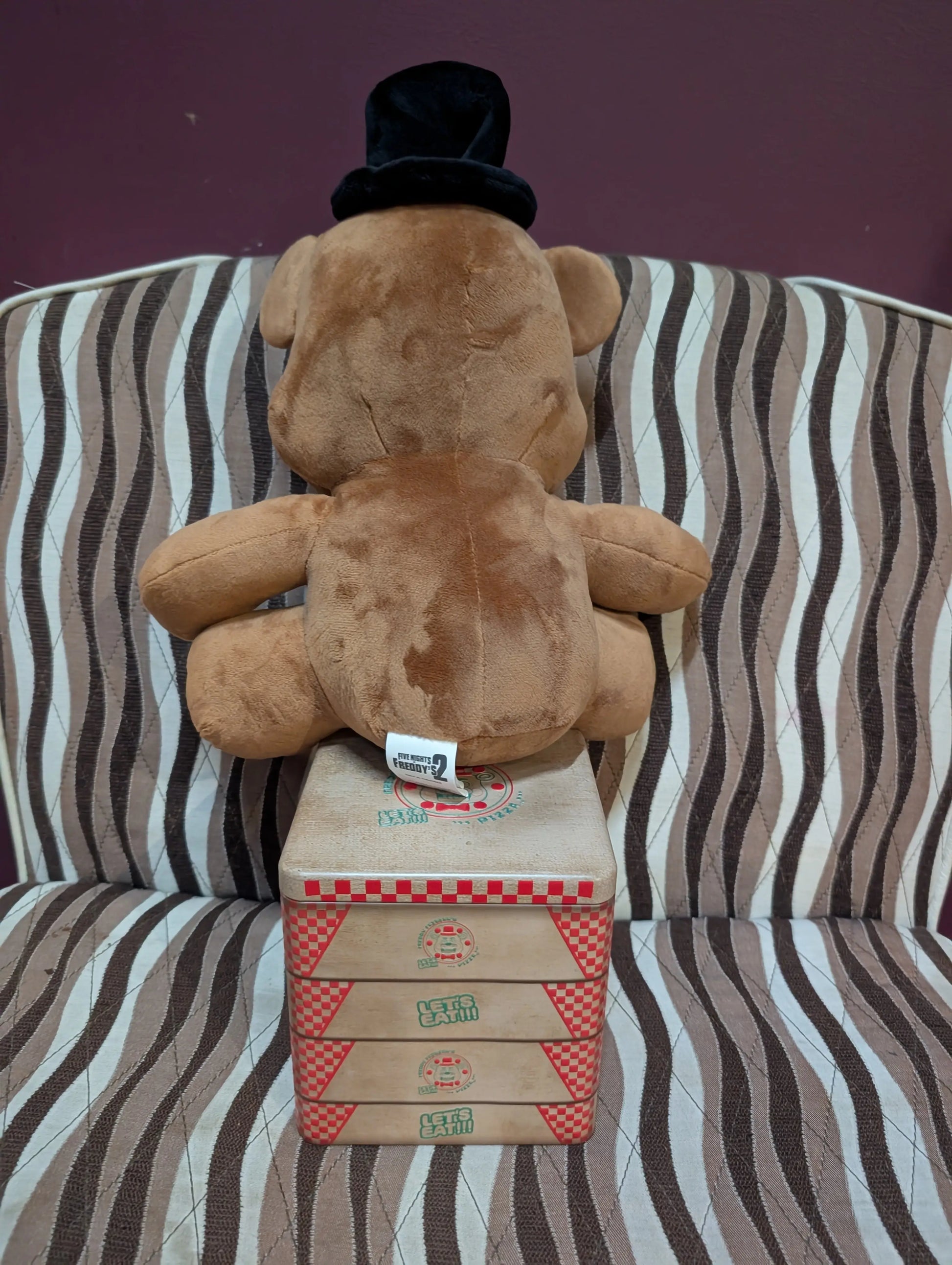 IN HAND FNAF Five Nights At Freddy’s 2 Plush Cinemark Popcorn Bucket FRENLY BRICKS - Open 7 Days