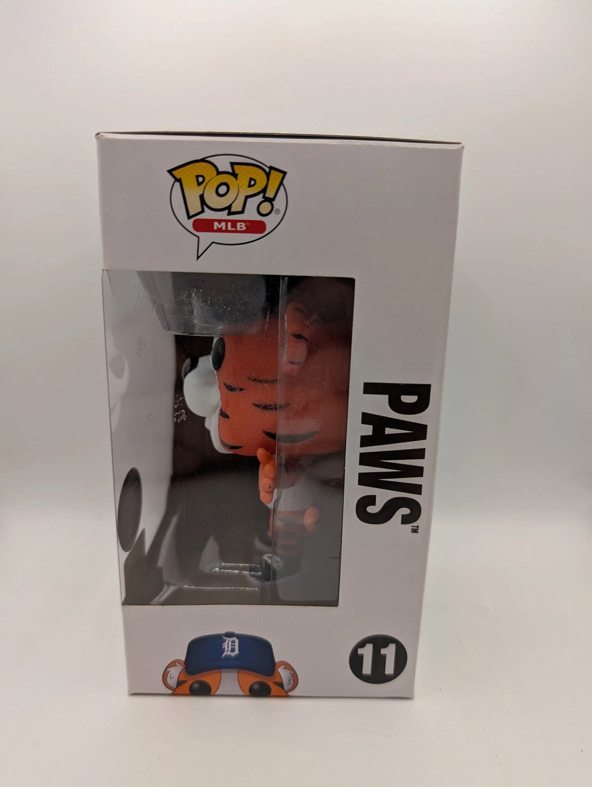 PAWS #11 Funko Pop! Sports (Vaulted) Detroit Tigers MLB Baseball RARE FRENLY BRICKS - Open 7 Days
