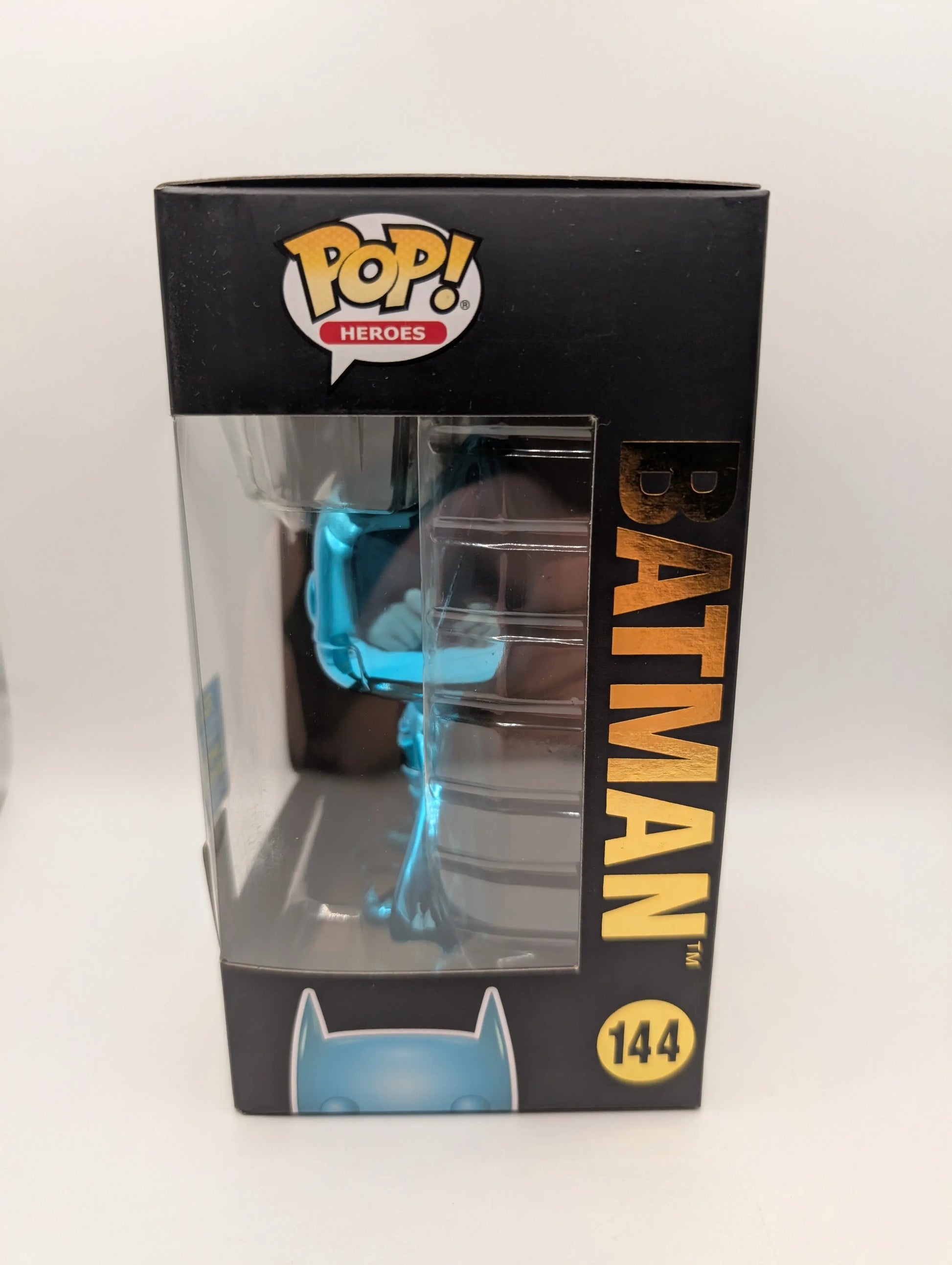 Batman 144 Blue Chrome 2019 Summer Con 80 Years DC Funko Pop Vinyl FRENLY BRICKS - Open 7 Days