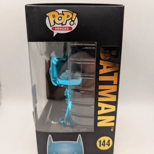 Batman 144 Blue Chrome 2019 Summer Con 80 Years DC Funko Pop Vinyl FRENLY BRICKS - Open 7 Days