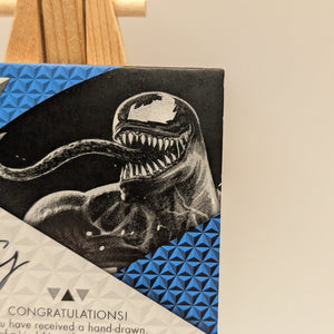 2019 Upper Deck Marvel Premier Sketch Cards Dual Panel Auto Signed 1/1 VENOM FRENLY BRICKS - Open 7 Days