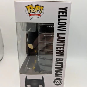 DC Super Heroes Pop Vinyl #220 Yellow Lantern Batman FRENLY BRICKS - Open 7 Days