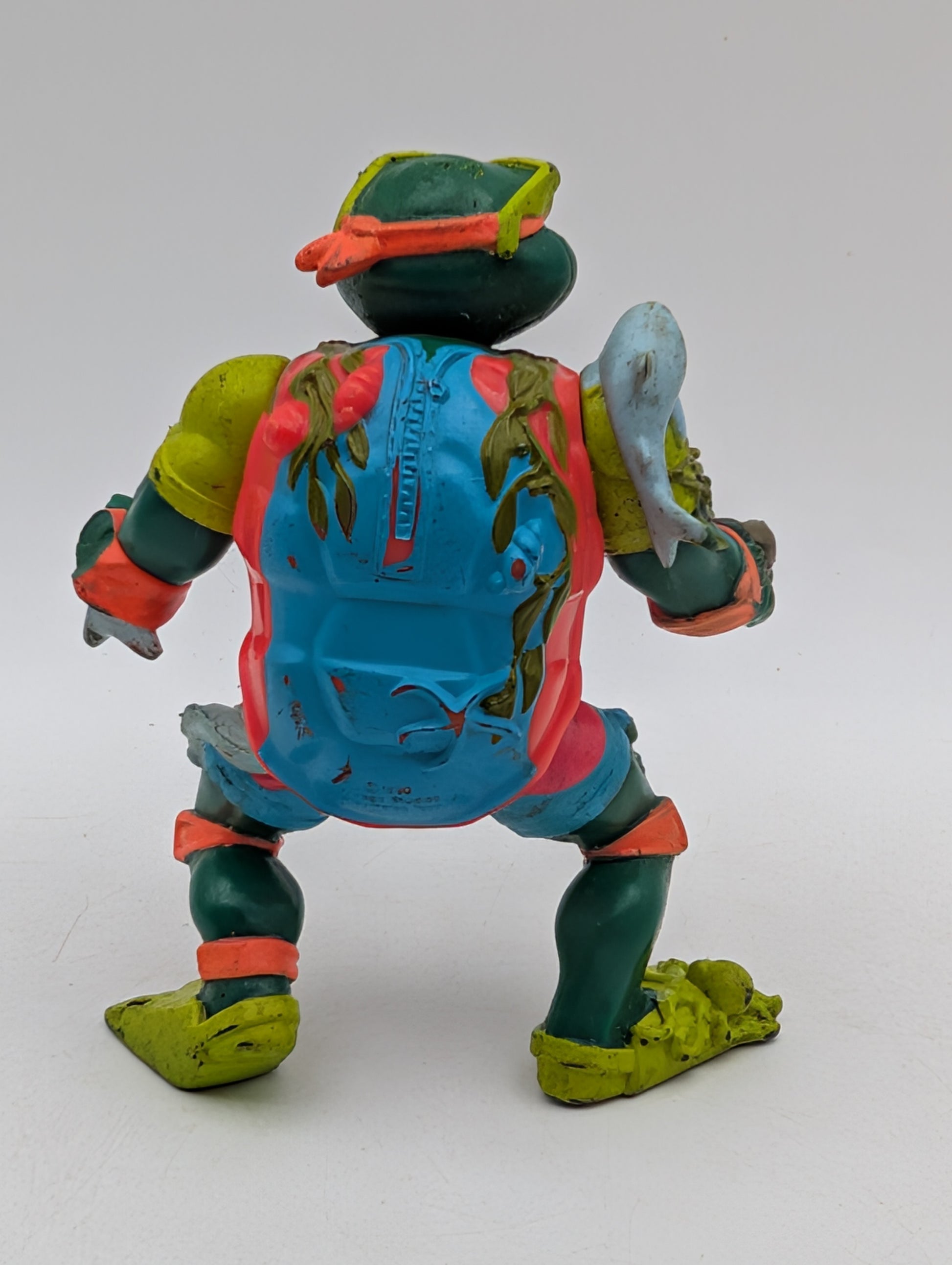 1990 Teenage Muntant Ninja Turtles Mike The Sewer Surfer Michelangelo Vintage image 5