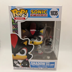 Funko Pop! Vinyl: Sonic the Hedgehog - Shadow with Dark Chao #1035 FRENLY BRICKS - Open 7 Days