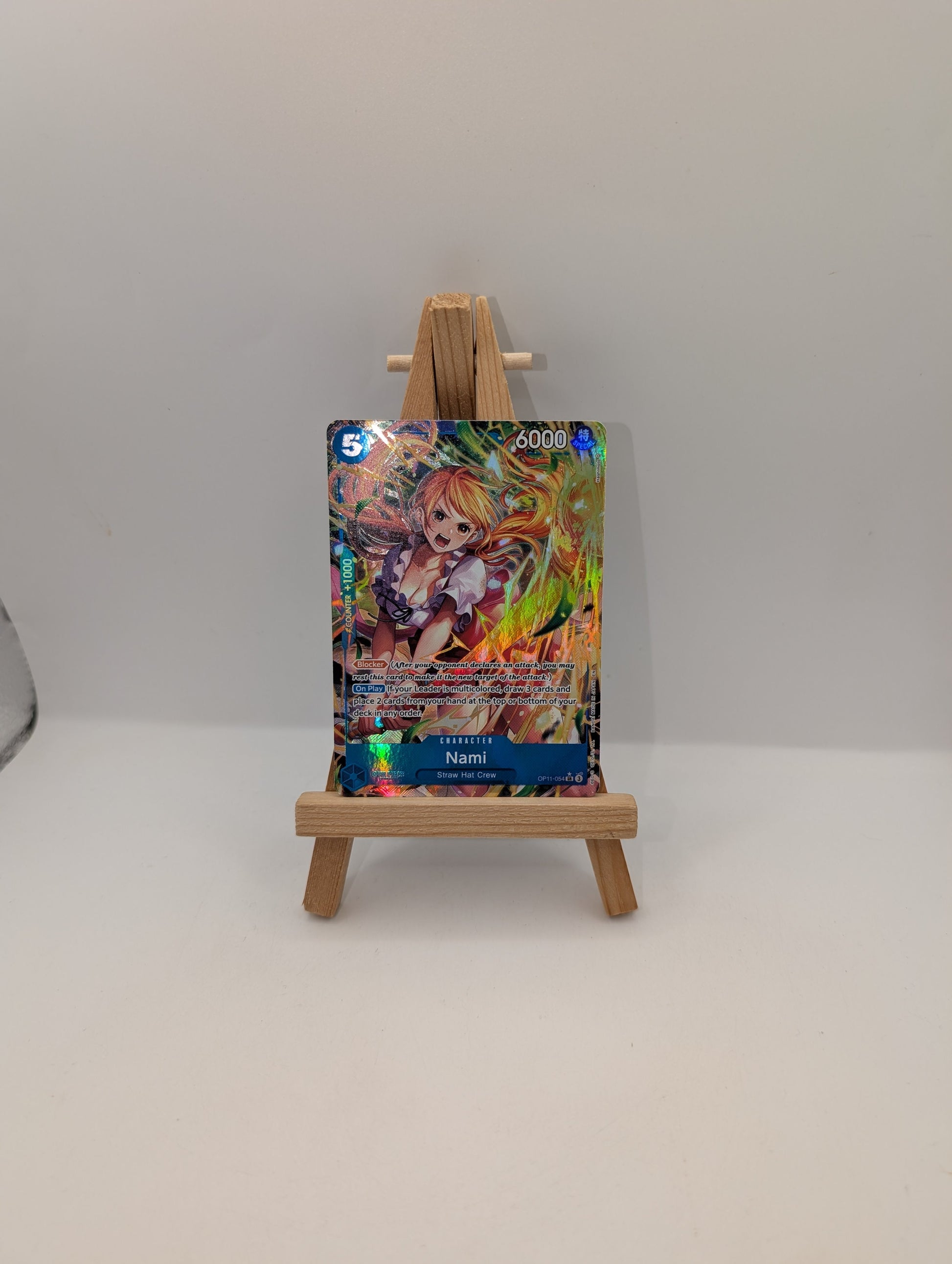 Nami OP11-054 (Alt Art) A Fist of Divine Speed One Piece Card Game English NM/m (1) FRENLY BRICKS - Open 7 Days