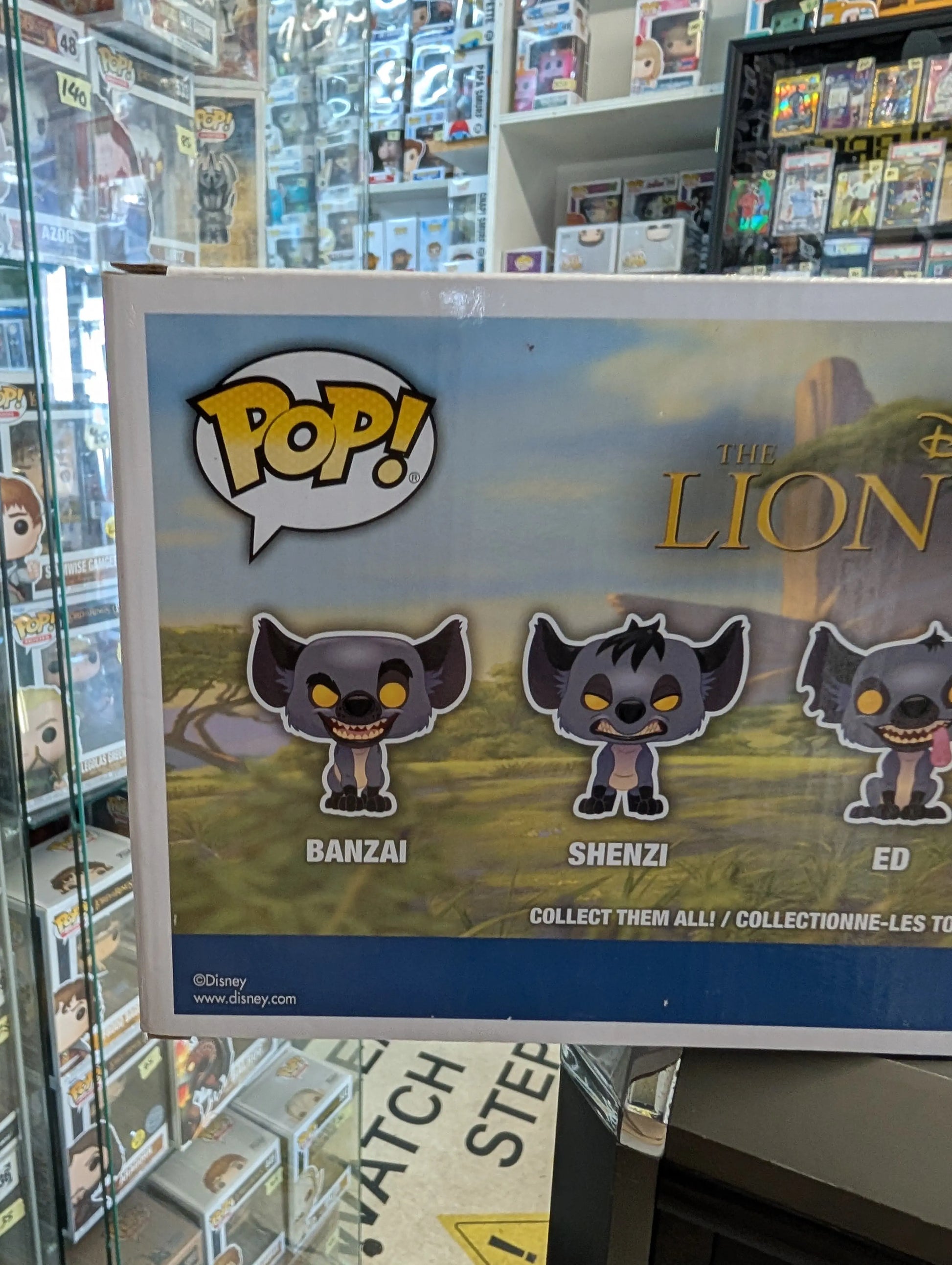 POP VINYL 3 PACK BANZAI, SHENZI & ED THE LION KING DISNEY VAULTED NEW UNOPENED FRENLY BRICKS - Open 7 Days