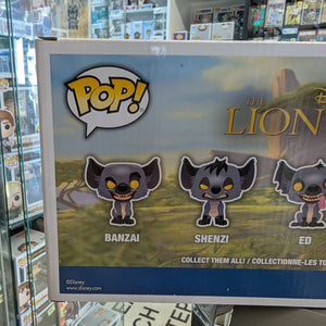 POP VINYL 3 PACK BANZAI, SHENZI & ED THE LION KING DISNEY VAULTED NEW UNOPENED FRENLY BRICKS - Open 7 Days