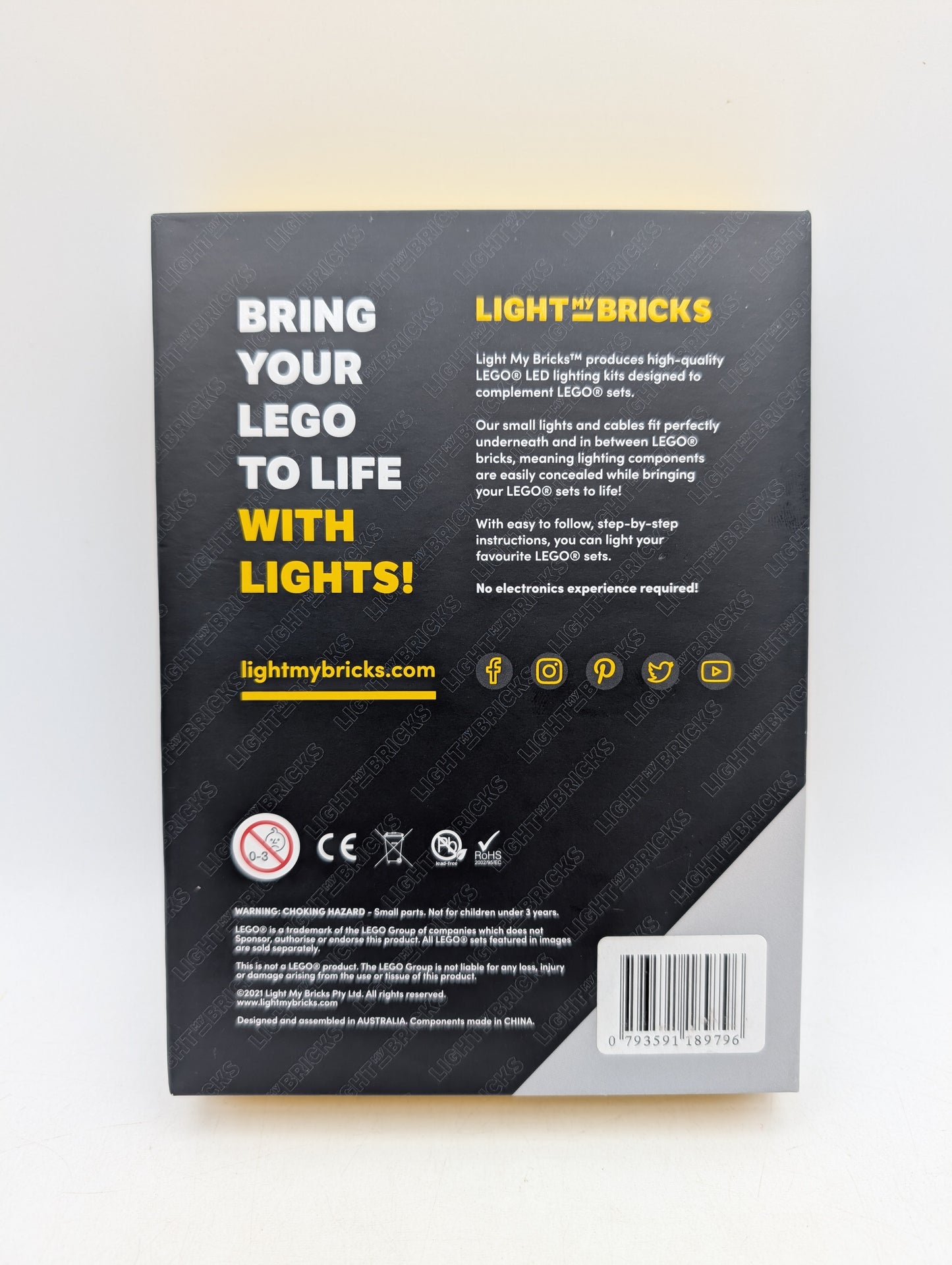 Light My Bricks Lighting Kit "Old Trafford" 10272 Designed for LEGO