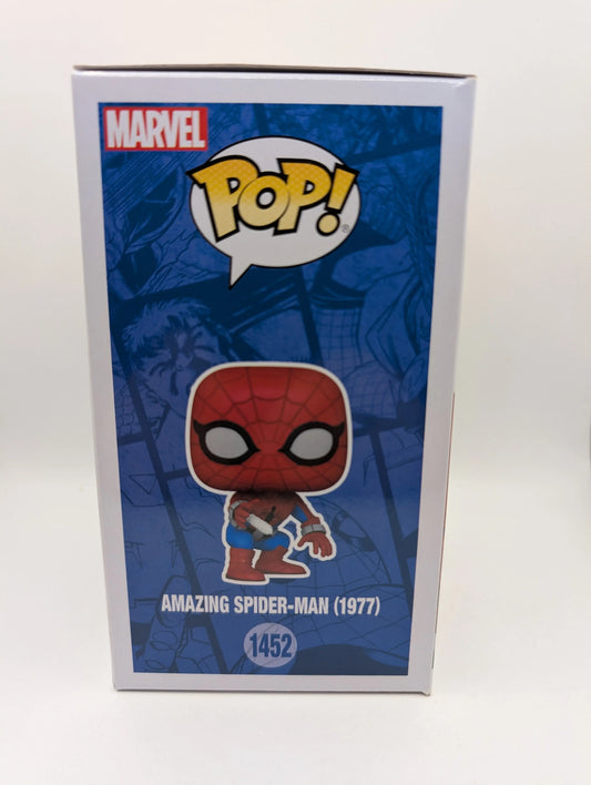 Funko Pop! Marvel - Amazing Spider-Man (1977) Special Edition #1452 FRENLY BRICKS - Open 7 Days