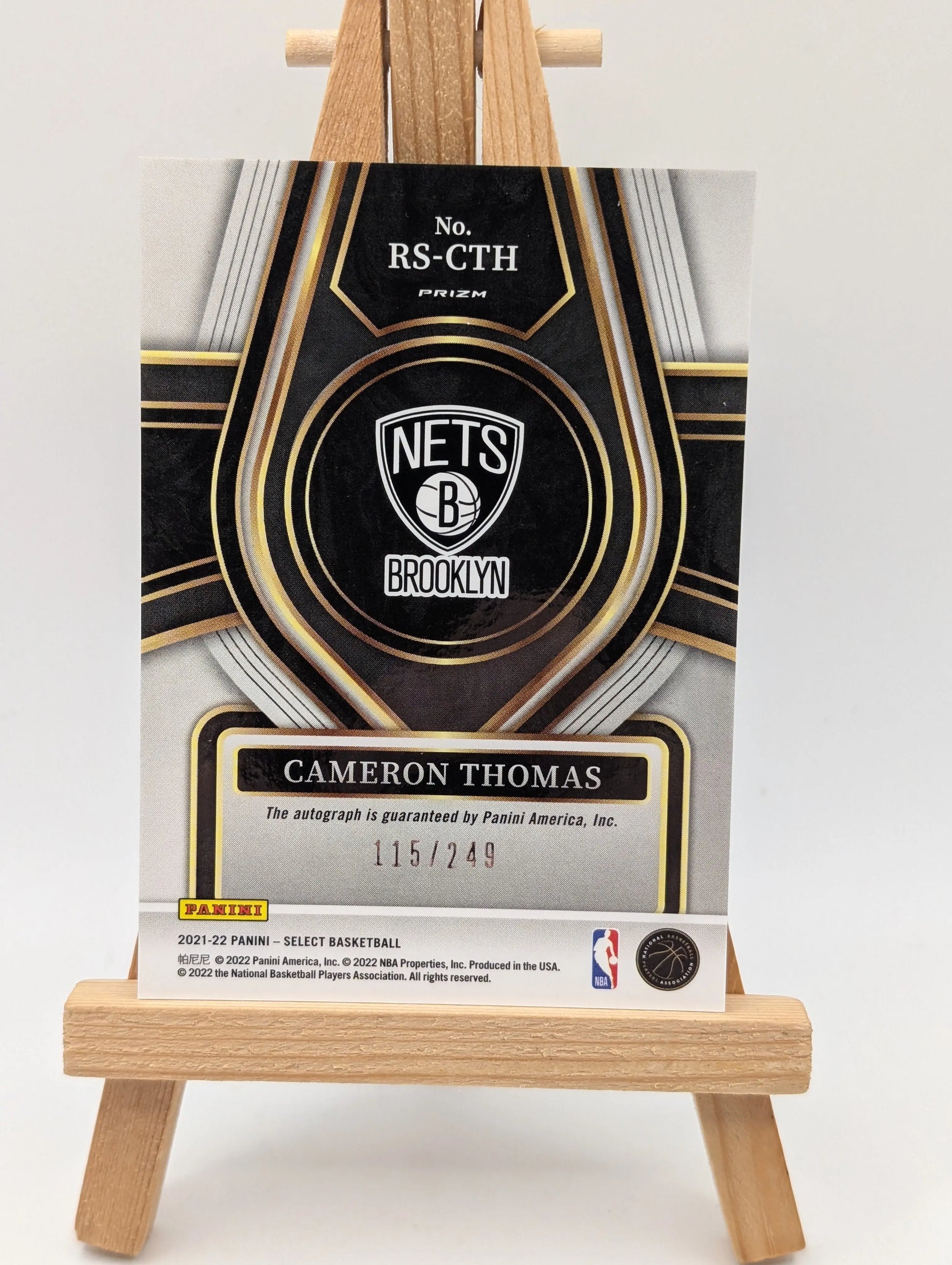 2021-22 CAMERON THOMAS /249 AUTO PANINI SELECT SILVER ROOKIE RC AUTOGRAPHS FRENLY BRICKS - Open 7 Days