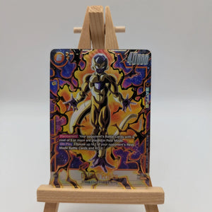 Golden Frieza SCR* FB02-140 Secret Rare Alt Art DBS Fusion World - Blazing Aura FRENLY BRICKS - Open 7 Days