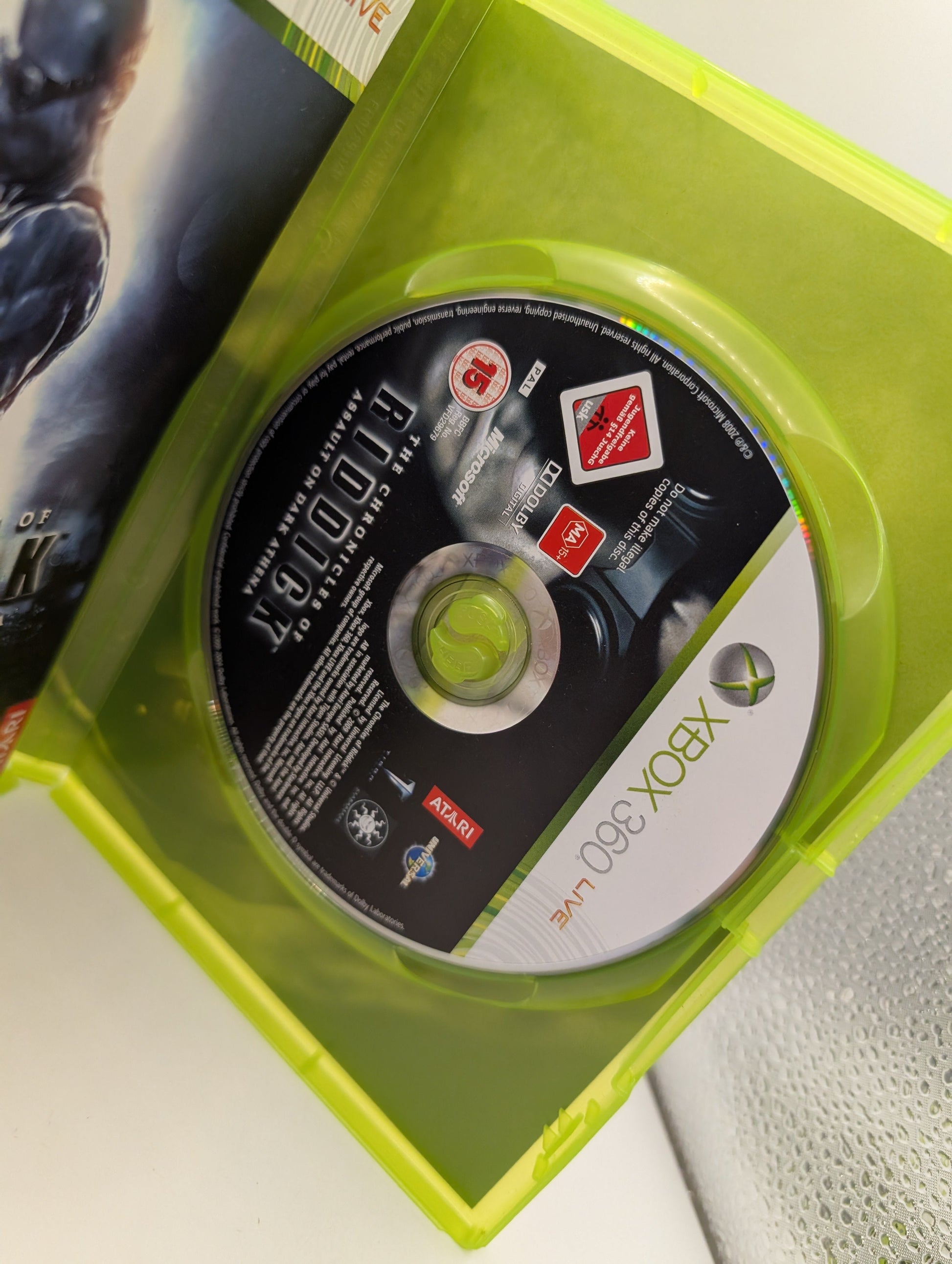 The Chronicles Of Riddick Assault On Dark Athena Xbox 360 PAL Complete Manual FRENLY BRICKS - Open 7 Days