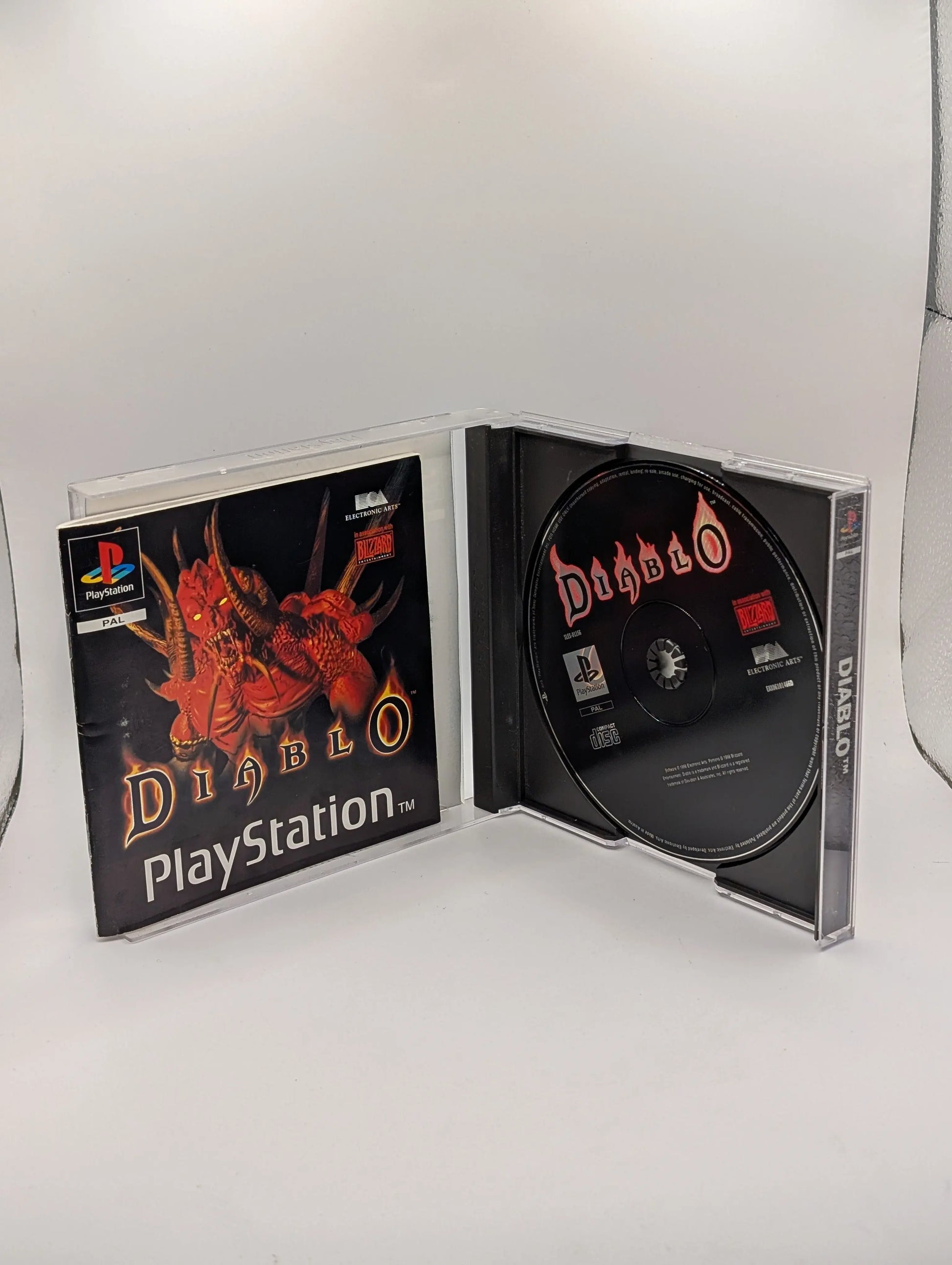 Diablo (Sony PlayStation PS1, 1998) Disc INC case, manual. FRENLY BRICKS - Open 7 Days