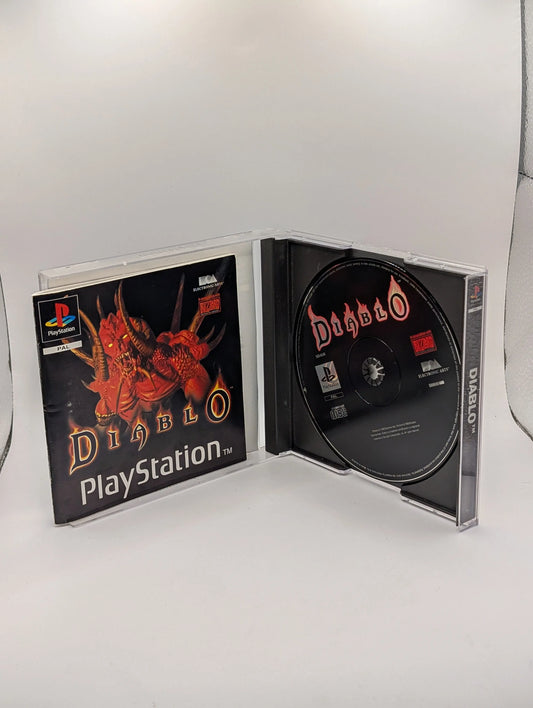 Diablo (Sony PlayStation PS1, 1998) Disc INC case, manual. FRENLY BRICKS - Open 7 Days