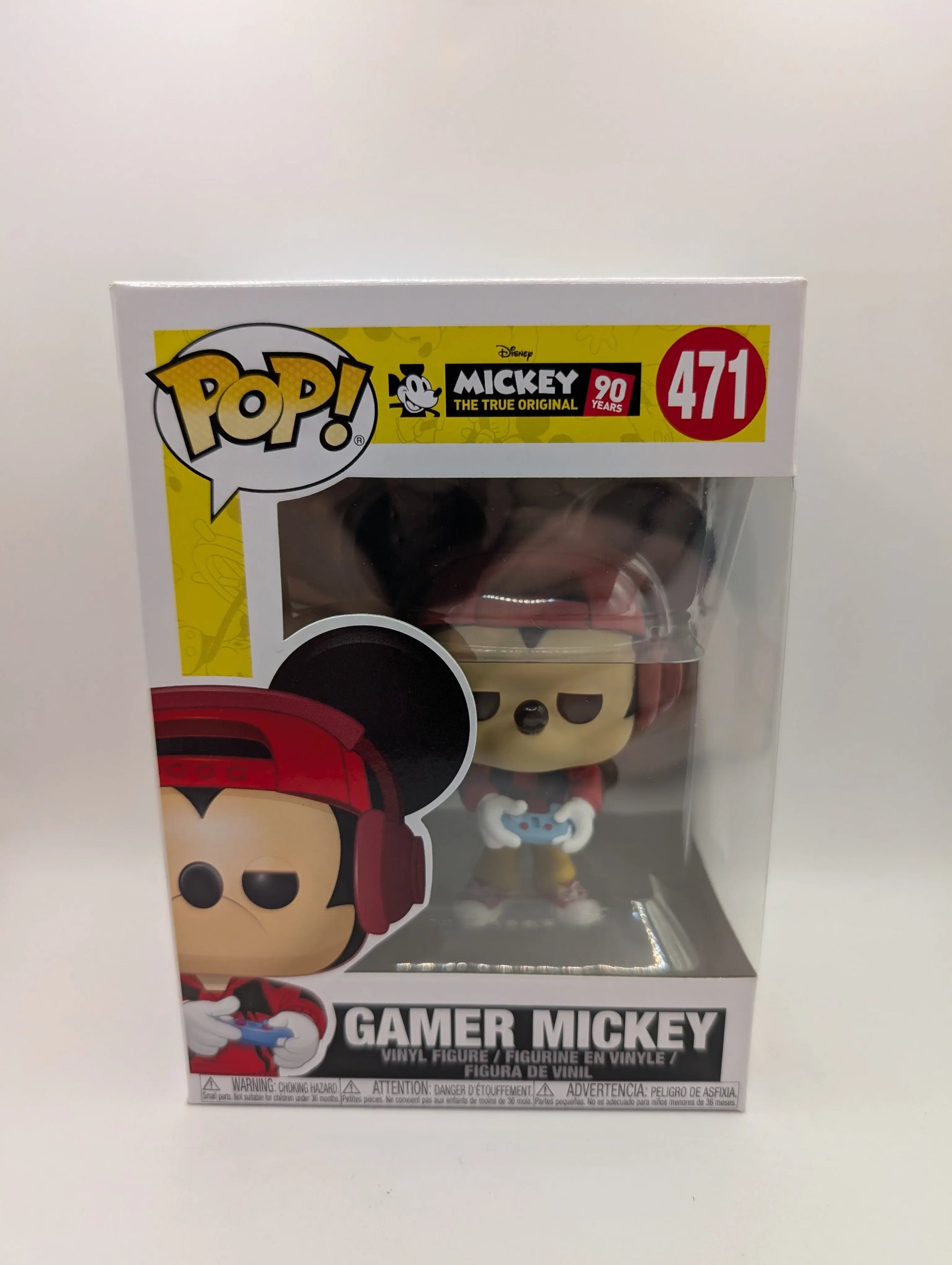 Gamer Mickey 471 ~ Disney: Mickey The True Original ~ 90 Years ~ Funko Pop Vinyl FRENLY BRICKS - Open 7 Days