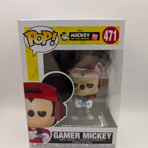 Gamer Mickey 471 ~ Disney: Mickey The True Original ~ 90 Years ~ Funko Pop Vinyl FRENLY BRICKS - Open 7 Days