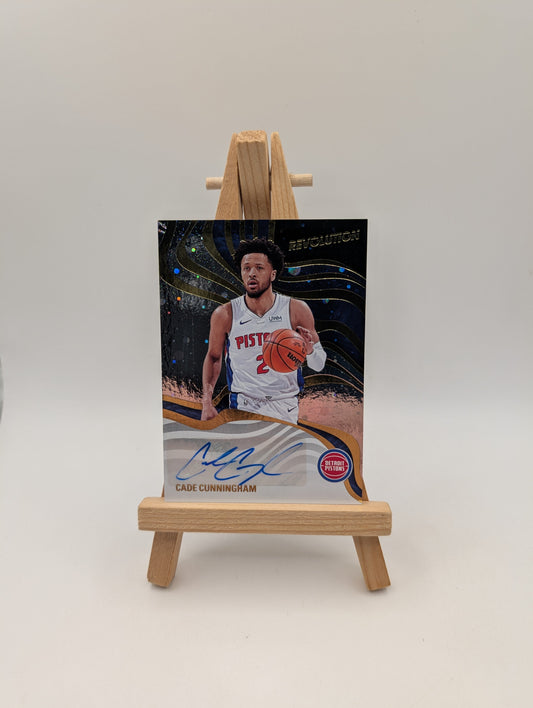 Cade Cunningham 2024-25 Panini Revolution - Cosmo /35 Auto Pistons SSP HIT FRENLY BRICKS - Open 7 Days