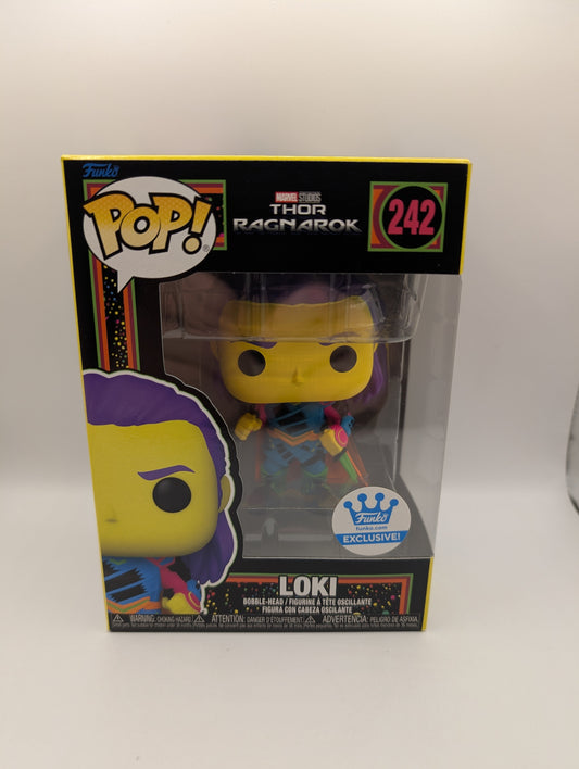 Loki Funko Pop Vinyl #242 Blacklight Exclusive Thor 3: Ragnarok FRENLY BRICKS - Open 7 Days