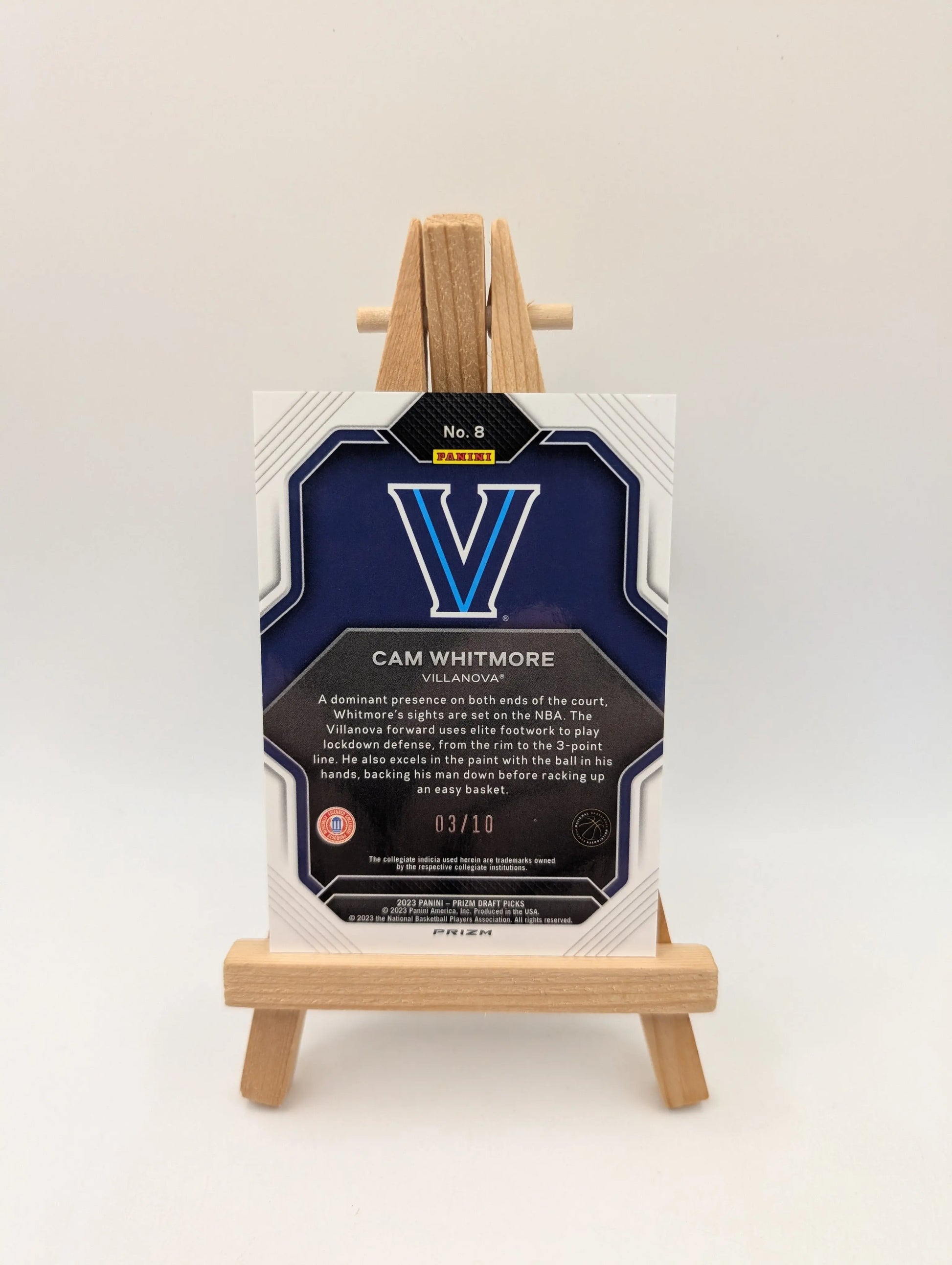 2023-24 Prizm Draft Cam Whitmore Fireworks RC Rookie SP #8 VILLANOVA ROCKETS /10 FRENLY BRICKS - Open 7 Days