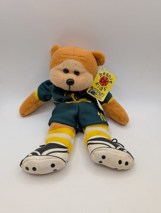 BEANIE KIDS STRIKER THE SOCCER BEAR ( RETIRED 2006 ) FRENLY BRICKS - Open 7 Days
