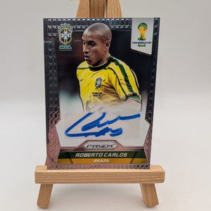 2014 Panini Prizm World Cup - Roberto Carlos  Signature #S-RC (AU) FRENLY BRICKS - Open 7 Days
