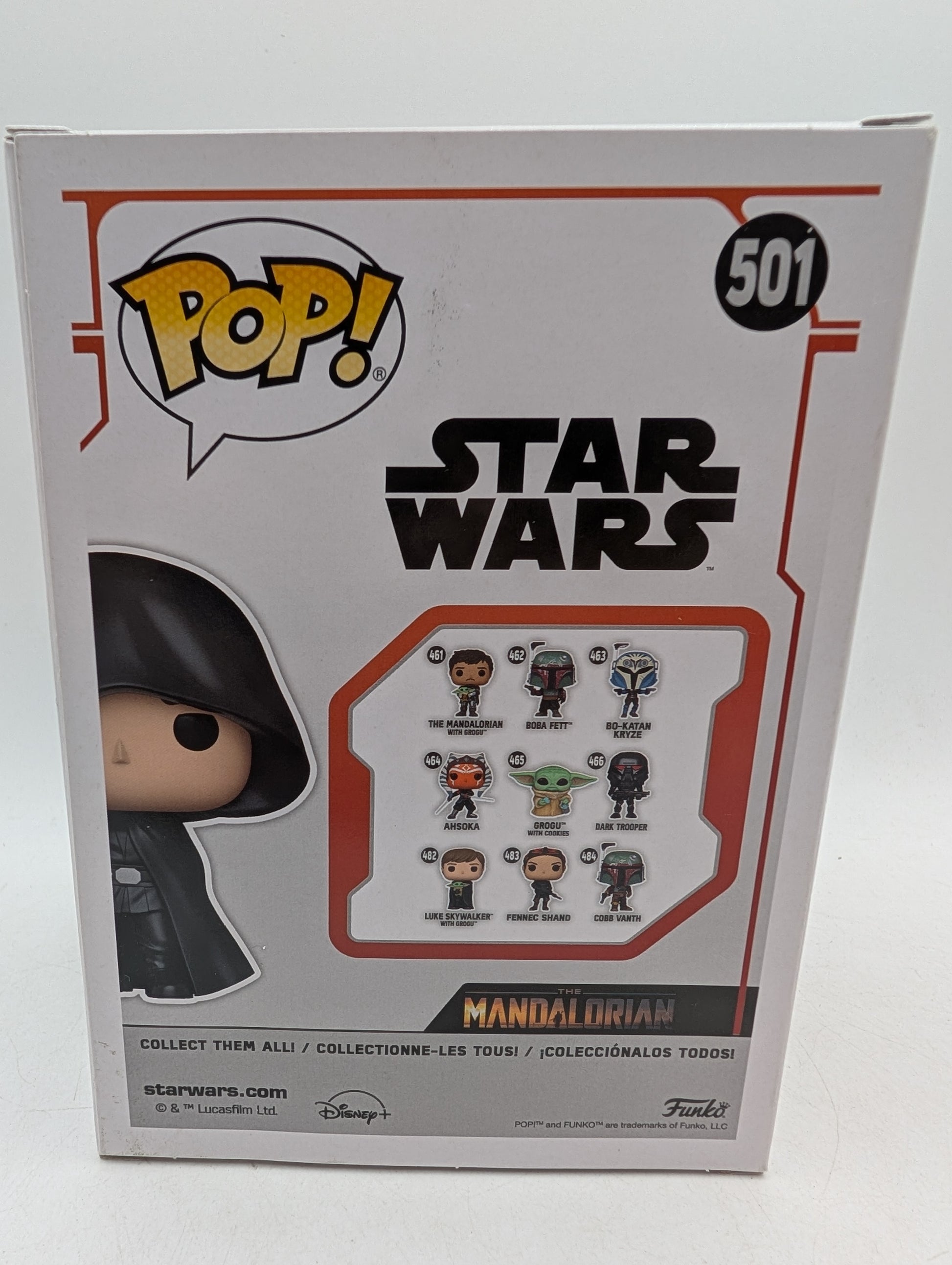 Funko Pop! Star Wars Luke Skywalker #501 Glow In The Dark GITD Special Edition image 5