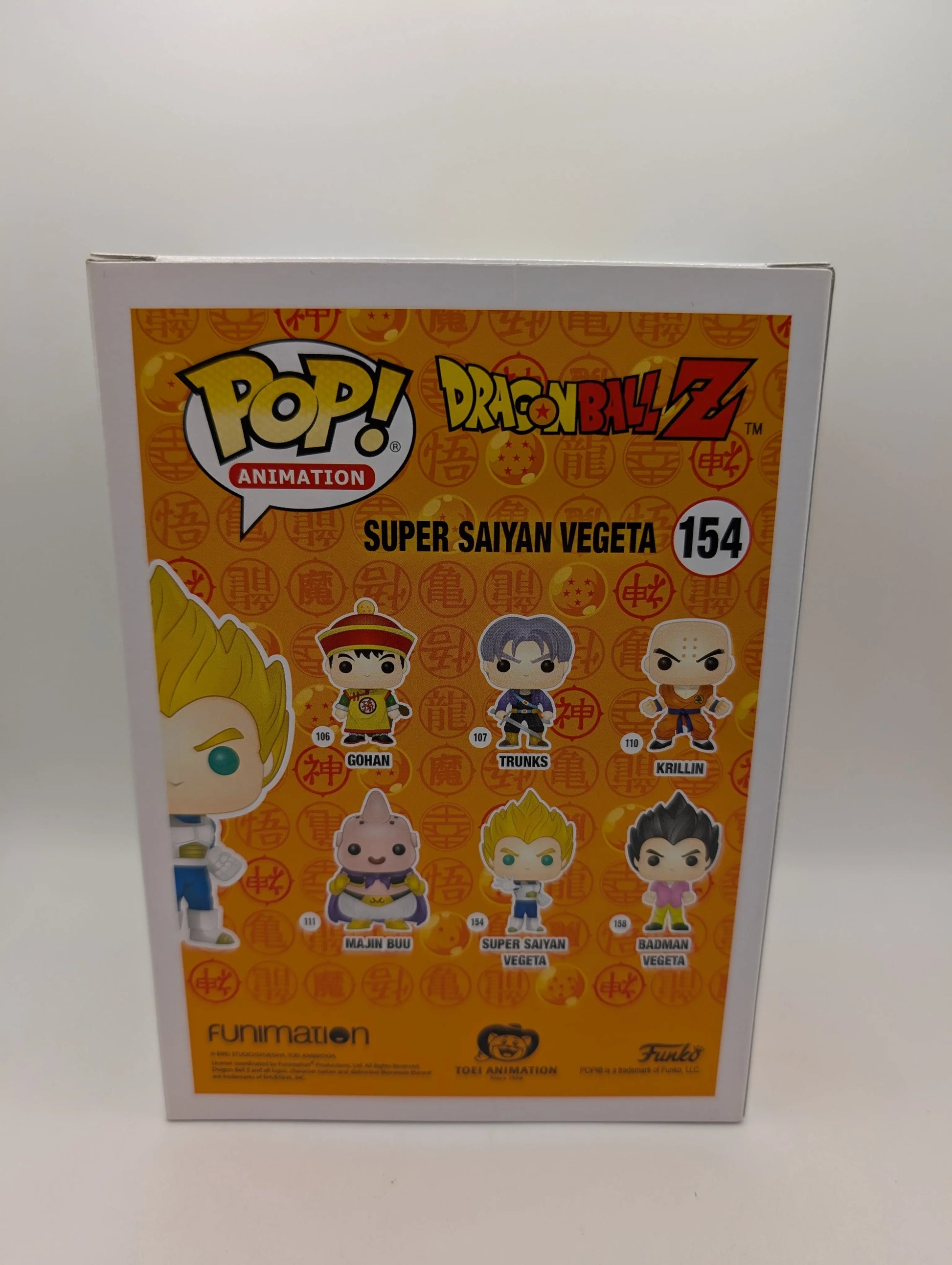 Funko Pop! Vinyl Dragon Ball Z Super Saiyan Vegeta (154) FRENLY BRICKS - Open 7 Days