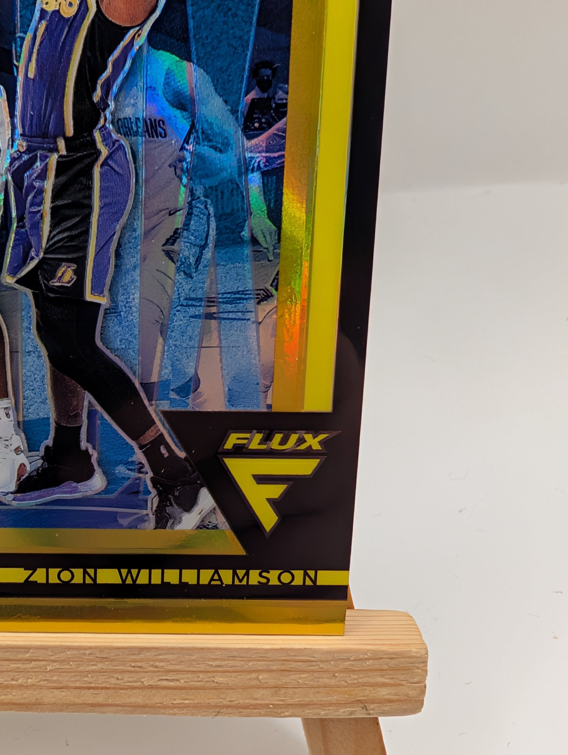 2020-21 Panini Flux #1 D Lux Zion Williamson Gold Prizm /10 Pelicans FRENLY BRICKS - Open 7 Days