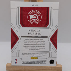 2024-25 National Treasures Nikola Durisic Rookie Patch Auto International #/24 FRENLY BRICKS - Open 7 Days