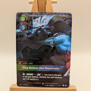 Ornn Fire Below the Mountain 244/221 Riftbound Spiritforged Over number FRENLY BRICKS - Open 7 Days