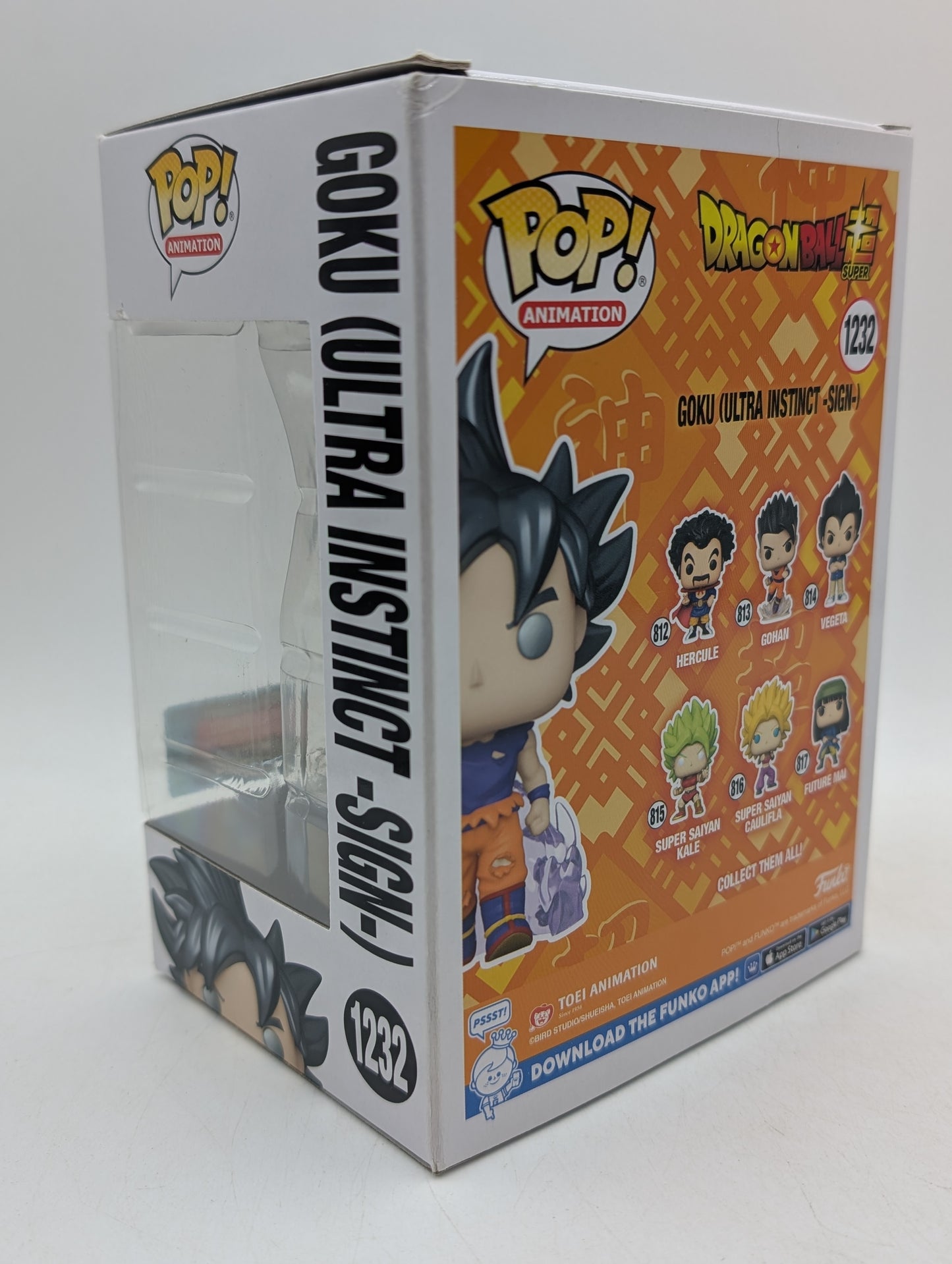 Funko Pop! Dragon Ball Goku Ultra Instinct Sign #1232 2022 Fall NYCC