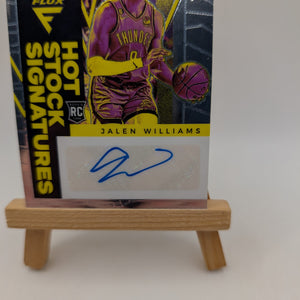 2022-23 Panini Flux Jalen Williams RC Rookie Hot Stock Auto FRENLY BRICKS - Open 7 Days