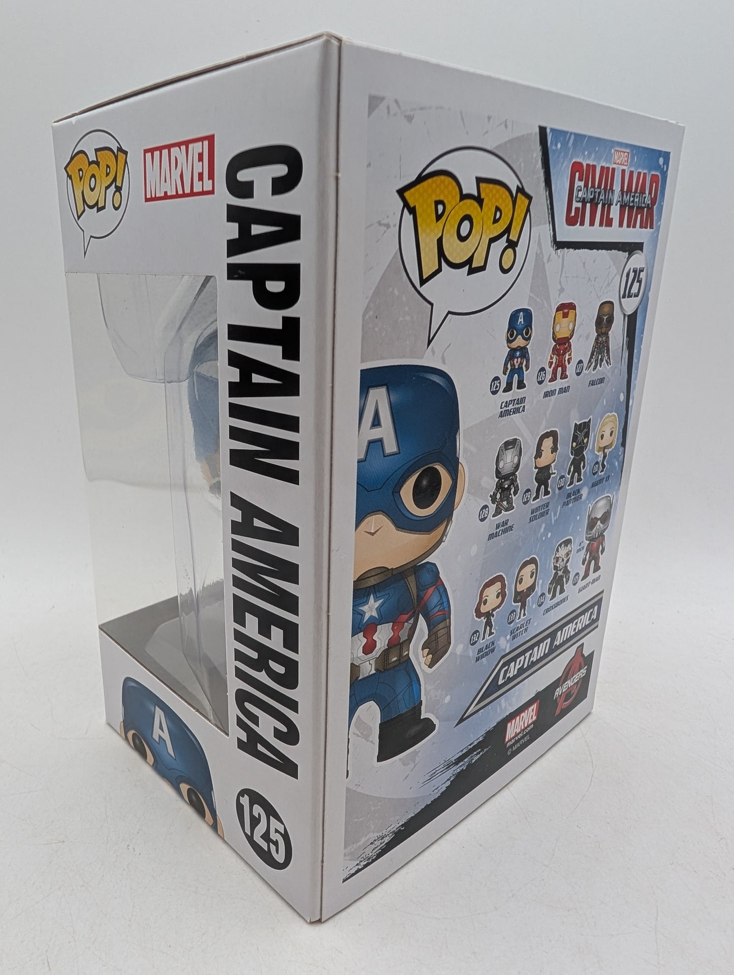 Funko POP! Marvel Captain America Civil War Captain America #125