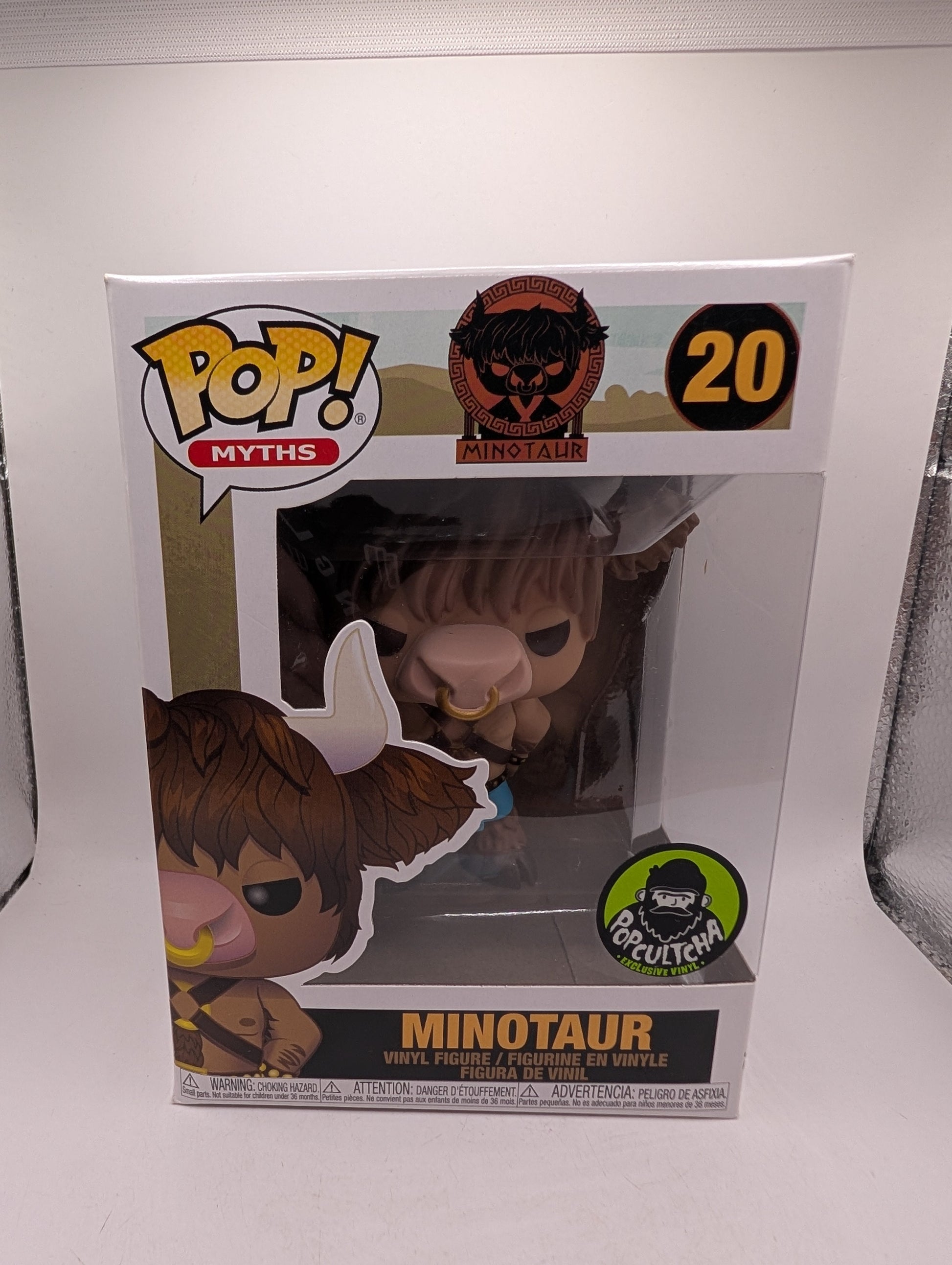 Funko Pop! Vinyl Pop! Myths Minotaur #20 Popcultcha Sticker FRENLY BRICKS - Open 7 Days