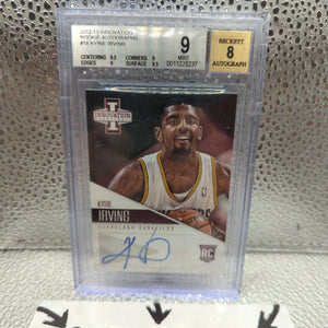 2012-13 Innovation Rookie Autographs #18 Kyrie Irving BGS 9 AUTO 8 FRENLY BRICKS - Open 7 Days